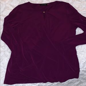 Dressy Wrap Style Top